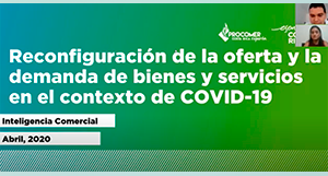 Reconfiguración de la oferta y la demanda de bienes y servicios en el contexto de COVID-19